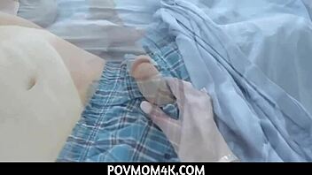 nin elle films throbbing cock then dives in for hungry suck