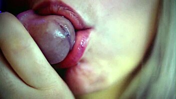 Colombian Blonde Angel Face Sucks Cock