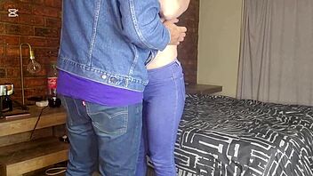 perfect shaved pussy creampie after hottest stripper fuck closeup