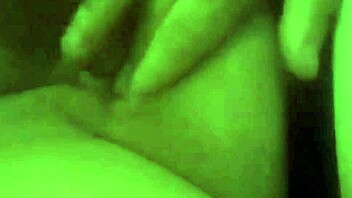 hubby's friend watches juicy wife drip while he strokes!