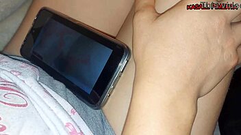 stepsis watches porn fingers wet pussy begs fuck