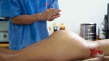 colegiala devours huge masseuse cock in lingerie quickie