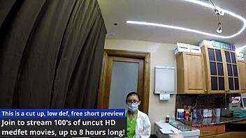 lainey spreads for intense gyno exam like dentist knockout