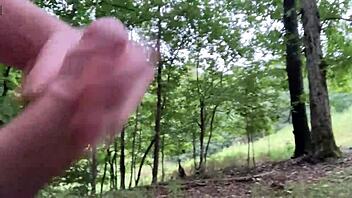 clitlicker662 flashing sloppy clit in forest update 8 img 0569?