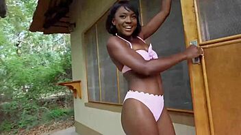 petite african babe, wanna feel my ass licked before euro cock anal pounds you?