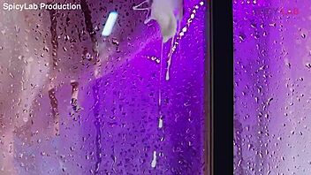 Fuck the masseuse then wife in steamy spa