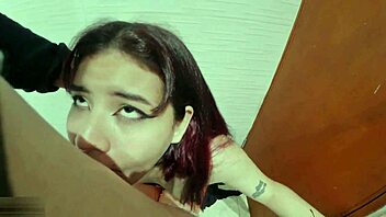 passionate morning sex with horny petite latina creampie deepthroat