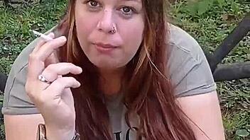 Watch my wife puff on that cigarette seductively.