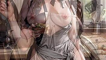 hey maid, lift that skirt and serve up your sexy uniform feast?