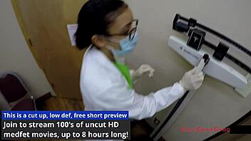 lainey spreads for intense gyno exam like dentist knockout