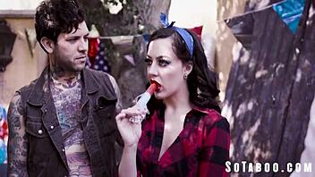 Whitney Wright's Wild Gangbang Double Penetration Barbeque Orgy