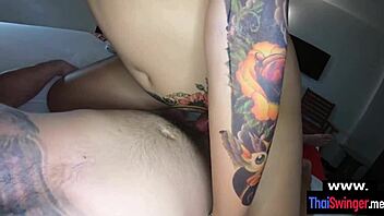 pov quickie handjob turns into fucking hot thai gf