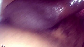 ebony teen fucks daddy's monster bbc tight pussy