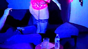 nicky ferrari dances nude stripping lingerie for her brother-in-law