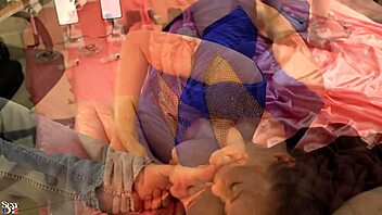 french amateur in tight blue lycra dress begs for anal spanking