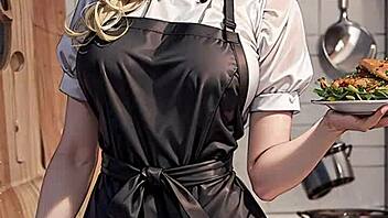 hey maid, lift that skirt and serve up your sexy uniform feast?