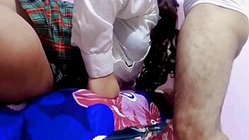 Mexican schoolgirl masturbates hard before director pounds her young ass wildly!