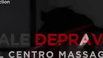 Fuck the masseuse then wife in steamy spa