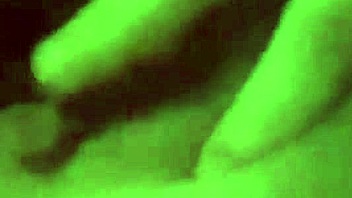 hubby's friend watches juicy wife drip while he strokes!