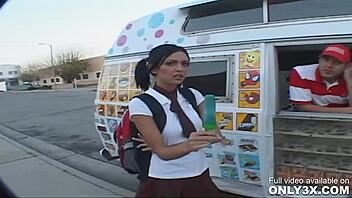 Hey, Stephanie Caine teases Will Powers with hot handjob blowjob action