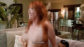 Busty redhead milf rides my cock hard knowing her favorite color 🔥🍆