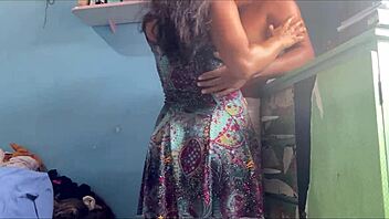 Horny Latina Maid Fucks Without Panties On Duty