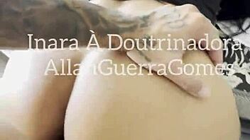 Ebony Femdom Inara Trains MMA Fighter's Tongue on Her Pussy and Toes!