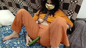 i got caught pakistani style with cucumber then fucked deep