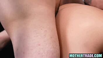 Young guys SWAP mature MILFs for wild GROUP FUCK