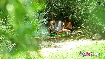 Elena de la Vega Picks Up Strangers for Outdoor Rough Rides!