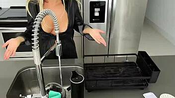 i kept fucking the sex doll big cock pov right in front of horny milf big tits ass