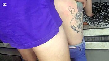 perfect shaved pussy creampie after hottest stripper fuck closeup