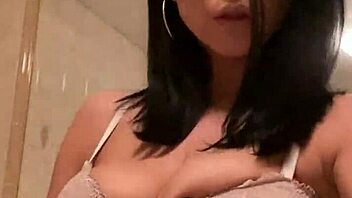 i took these selfies in hotel bathroom showing my big natural tits