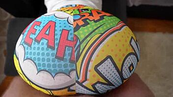 caught curvy babe masturbating, ripped leggings for doggystyle pounding