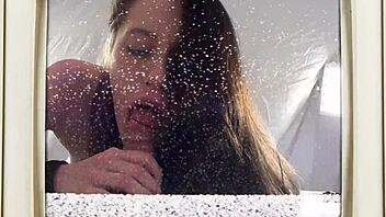 minnie rose moans as pussy fills with hot creampie cum 💦🍆🔥