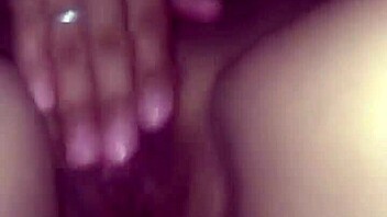super horny latina milf fingers her dripping big pussy
