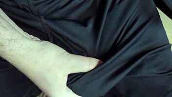 soft shorts rubbing pussy no underwear masturbation tease closeup