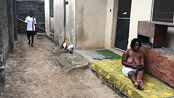 ig influencer sneaks home for outdoor bbc fuck with best friend