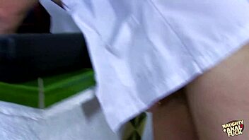 she visits doctor for deepthroat exam then rides cock asshole drilled pov