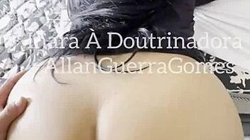 Ebony Femdom Inara Trains MMA Fighter's Tongue on Her Pussy and Toes!