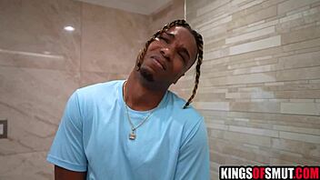 sydney paige milf bathes and fucks black stud