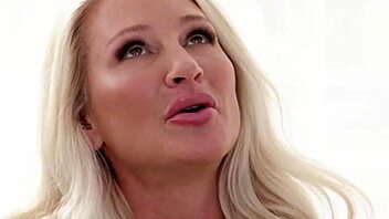 gorgeous busty blonde milf alexis malone pours nuru gel seduces client