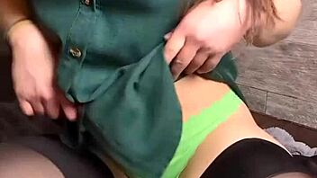 horny asian milf orgasms wildly on vibrator machine