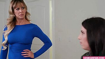 Lesbian Babysitter Milf Sets House Rules