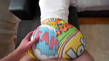 caught curvy babe masturbating, ripped leggings for doggystyle pounding