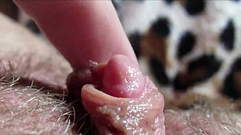 huge clit throbs in intense closeup orgasm