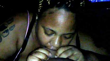 hood rat delivers full works with blowjob facial and swallow