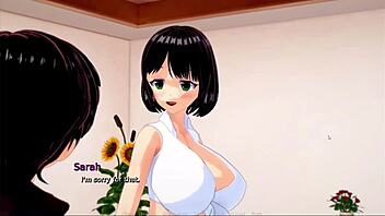 horny teen rides monster cock in wild nature game creampie