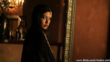 beautiful indian beauty teases with seductive nude dance undressing