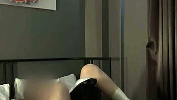 quick halloween party prep fuck with cute asian in lingerie